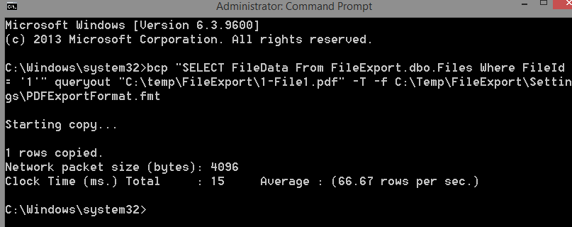 File Export
