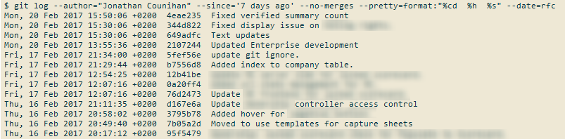 Git Log